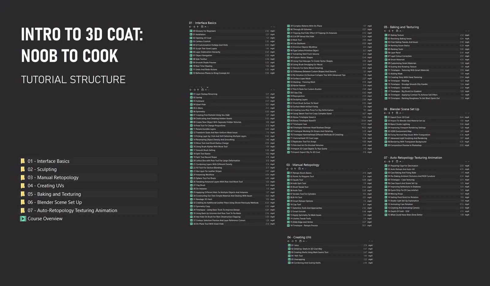 Intro to 3D Coat: Noob to Cook: preview 6