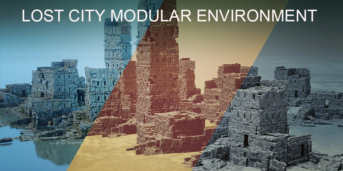 Lost City - Modular Environment: preview 1