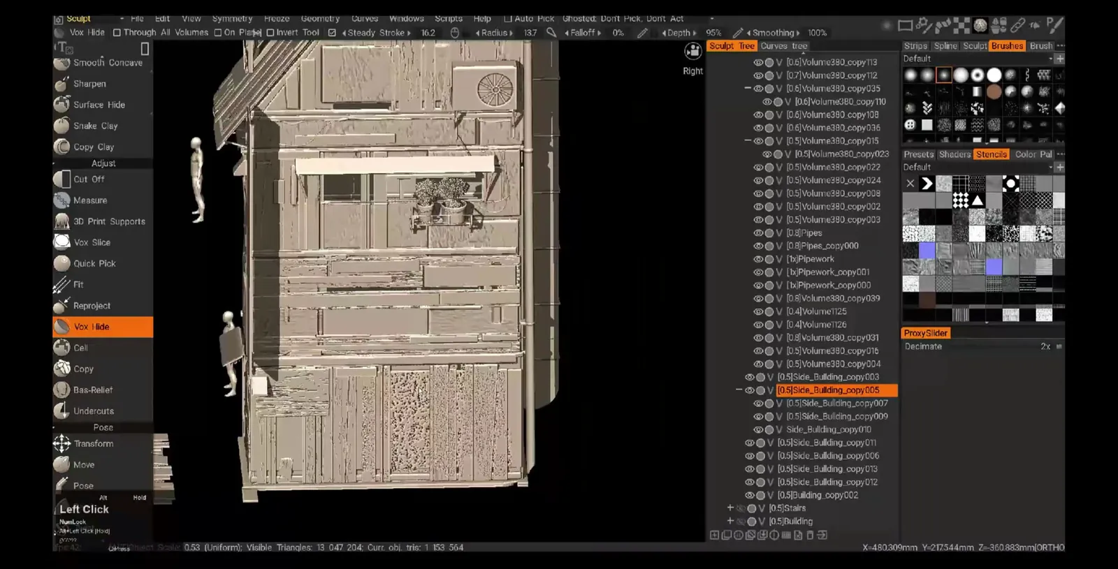 Modular Town Design in 3D Coat: preview 3