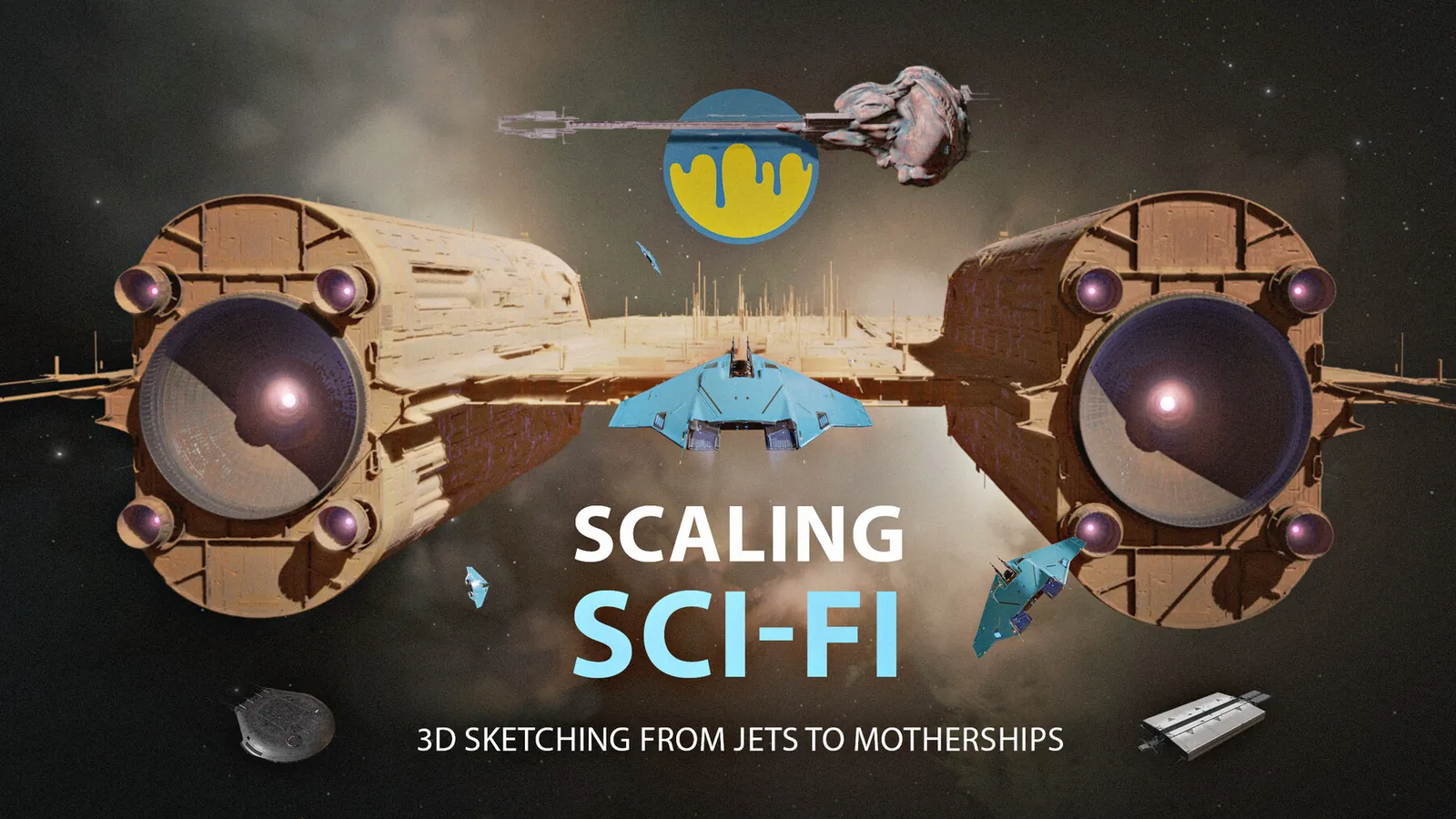 Scaling Sci-Fi - 3D Sketching from Jets to Motherships: preview 1