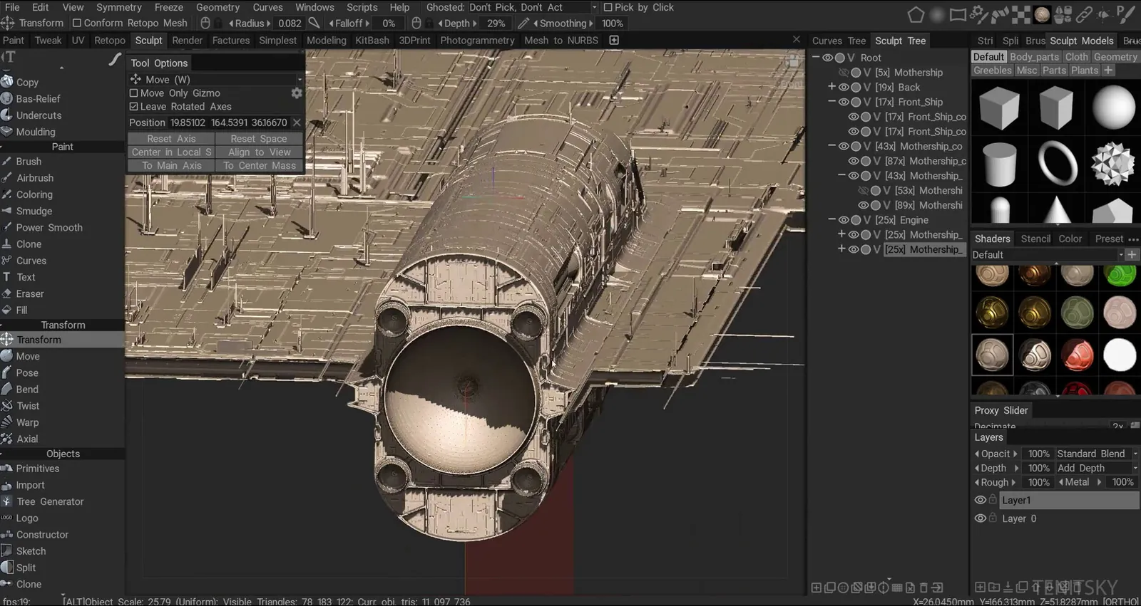 Scaling Sci-Fi - 3D Sketching from Jets to Motherships: preview 3