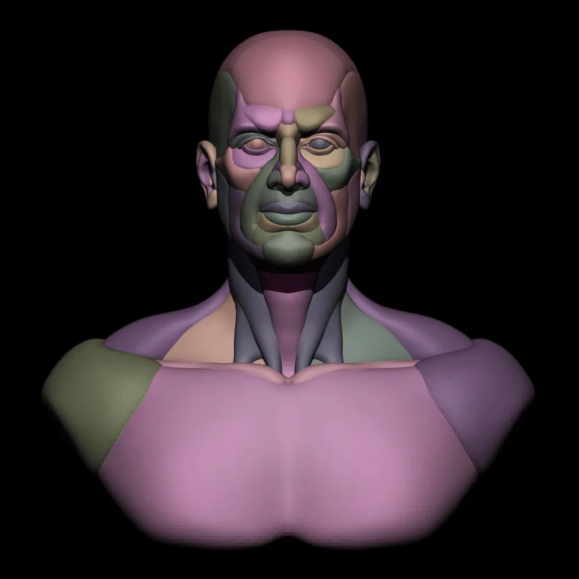 Segmented Head for Quick Character Design: preview 2